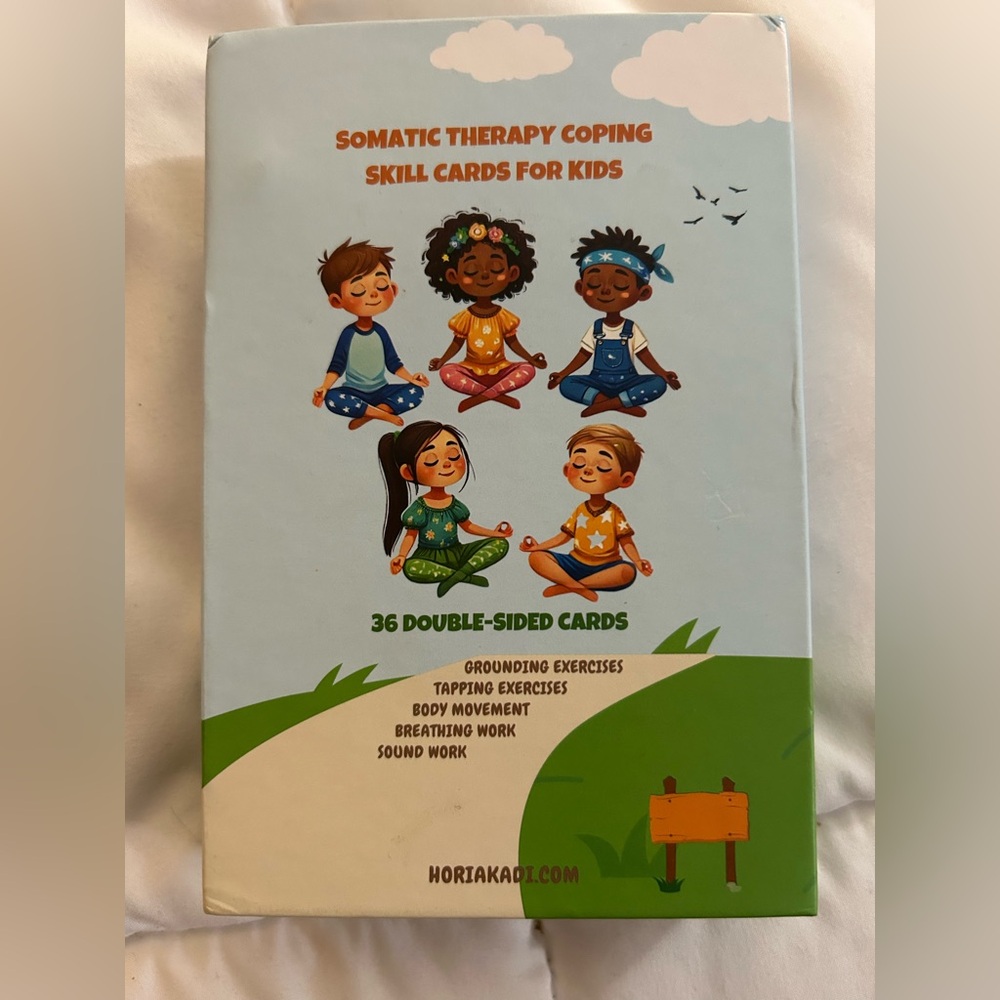 Somatic Therapy Coping Skill Cards for Kids